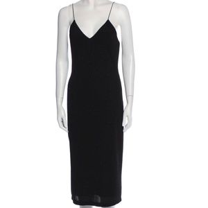 Alice + Olivia by Stacey Bender V-Neck MIDI Dress